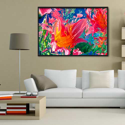 Quadro Decorativo - Jardim abstrato